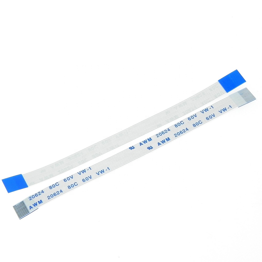 0,5 mm: n jako 10 -nastainen 115 mm: n pituus A -tyypin joustava litteä FFC -hyppyrobotikaapeli